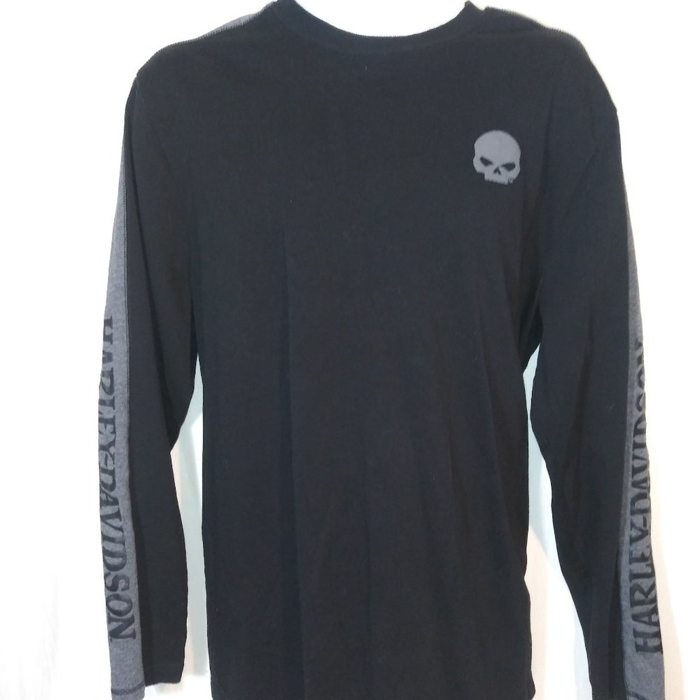 Harley Davidson Black Skull Sweatshirt Large